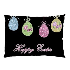 Easter Eggs Pillow Case by Valentinaart