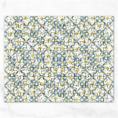 Vivid Check Geometric Pattern Rectangular Jigsaw Puzzl by dflcprints