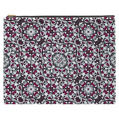 Boho Bold Vibrant Ornate Pattern Cosmetic Bag (xxxl)  by dflcprints