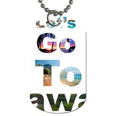 Hawaii Dog Tag (two Sides) by Howtobead