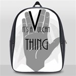 Vulcan Thing School Bag (Large) Front