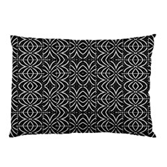 Black And White Tribal Print Pillow Case by dflcprints