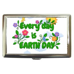 Earth Day Cigarette Money Cases by Valentinaart