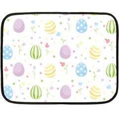 Easter Pattern Fleece Blanket (mini) by Valentinaart