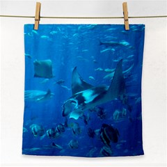 Manta Ray 2 Face Towel by trendistuff