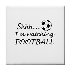 Football Fan  Tile Coasters by Valentinaart