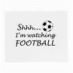 Football fan  Small Glasses Cloth (2-Side) Front