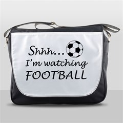 Football Fan  Messenger Bags by Valentinaart