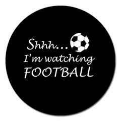 Football Fan  Magnet 5  (round) by Valentinaart