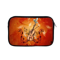 Violin With Violin Bow And Dove Apple Macbook Pro 13  Zipper Case by FantasyWorld7