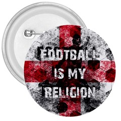 Football Is My Religion 3  Buttons by Valentinaart