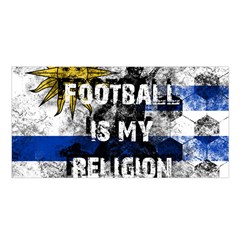 Football Is My Religion Satin Shawl by Valentinaart