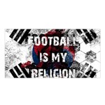 Football is my religion Satin Shawl Front