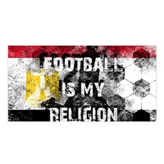 Football Is My Religion Satin Shawl by Valentinaart