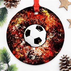 Football  Ornament (round) by Valentinaart