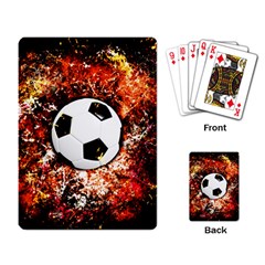 Football  Playing Card by Valentinaart