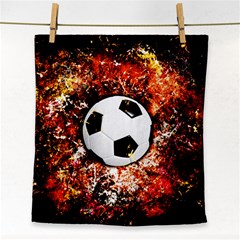 Football  Face Towel by Valentinaart