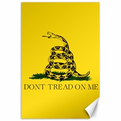 Gadsden Flag Don t Tread On Me Canvas 24  X 36  by snek