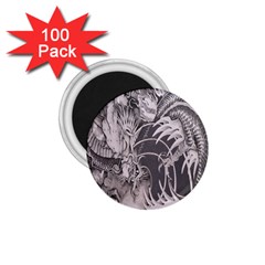 Chinese Dragon Tattoo 1 75  Magnets (100 Pack)  by Sapixe