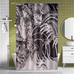 Chinese Dragon Tattoo Shower Curtain 48  x 72  (Small)  Curtain(48  X 72 ) - 42.18 x64.8  Curtain(48  X 72 )