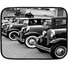 Vehicle Car Transportation Vintage Double Sided Fleece Blanket (mini)  by Nexatart