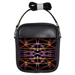 Wallpaper Abstract Art Light Girls Sling Bags by Nexatart