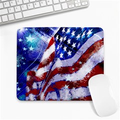 Flag Usa United States Of America Images Independence Day Large Mousepads by Sapixe