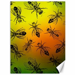 Insect Pattern Canvas 36  X 48   by Sapixe