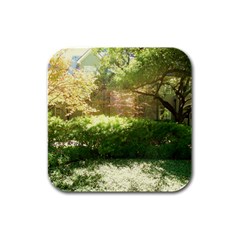 Highland Park 19 Rubber Square Coaster (4 Pack)  by bestdesignintheworld