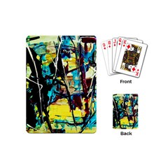 Dance Of Oil Towers 3 Playing Cards (mini)  by bestdesignintheworld