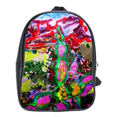 Dscf1239 - Desert In A Bloom School Bag (large) by bestdesignintheworld