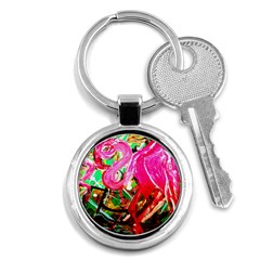 Dscf2035 - Flamingo On A Chad Lake Key Chains (round)  by bestdesignintheworld