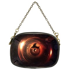 Steampunk Airship Sailing The Stars Of Deep Space Chain Purses (two Sides)  by jayaprime