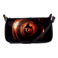 Steampunk Airship Sailing The Stars Of Deep Space Shoulder Clutch Bags by jayaprime