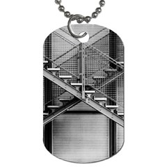 Architecture Stairs Steel Abstract Dog Tag (one Side) by Sapixe