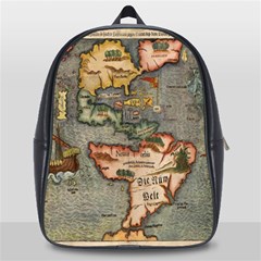 Vintage Map School Bag (large) by ArtworkByPatrick