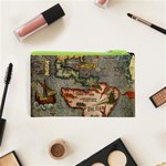 VINTAGE MAP Cosmetic Bag (XS) Back