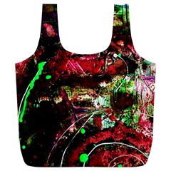 Bloody Coffee 2 Full Print Recycle Bags (l)  by bestdesignintheworld