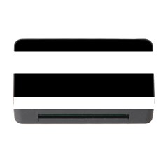 Black And White Striped Pattern Stripes Horizontal Memory Card Reader With Cf by yoursparklingshop