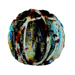 Egg In The Duck Standard 15  Premium Flano Round Cushions Back