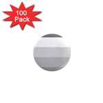 Elegant Shades Of Gray Stripes Pattern Striped 1  Mini Magnets (100 pack)  Front