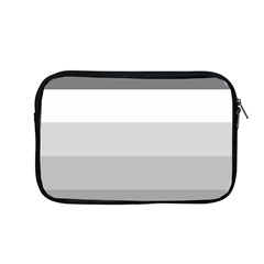 Elegant Shades Of Gray Stripes Pattern Striped Apple Macbook Pro 13  Zipper Case by yoursparklingshop