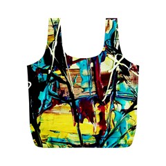 Dance Of Oil Towers 4 Full Print Recycle Bags (m)  by bestdesignintheworld