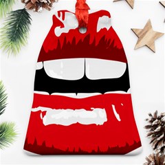 Sexy Mouth  Bell Ornament (two Sides) by StarvingArtisan