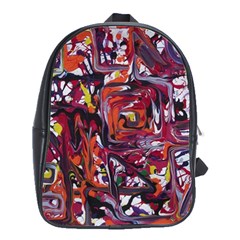 Connections School Bag (large) by bestdesignintheworld