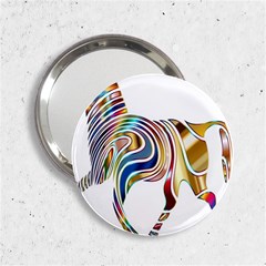 Horse Equine Psychedelic Abstract 2 25  Handbag Mirrors by Simbadda