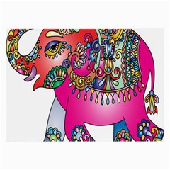 Elephant Pachyderm Animal Large Glasses Cloth by Simbadda