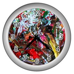 Eden Garden 6 Wall Clocks (silver)  by bestdesignintheworld