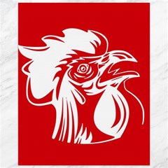 Cock Logo Emblem Symbol France Canvas 16  X 20   by Simbadda
