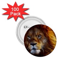 Fractalius Big Cat Animal 1 75  Buttons (100 Pack)  by Simbadda